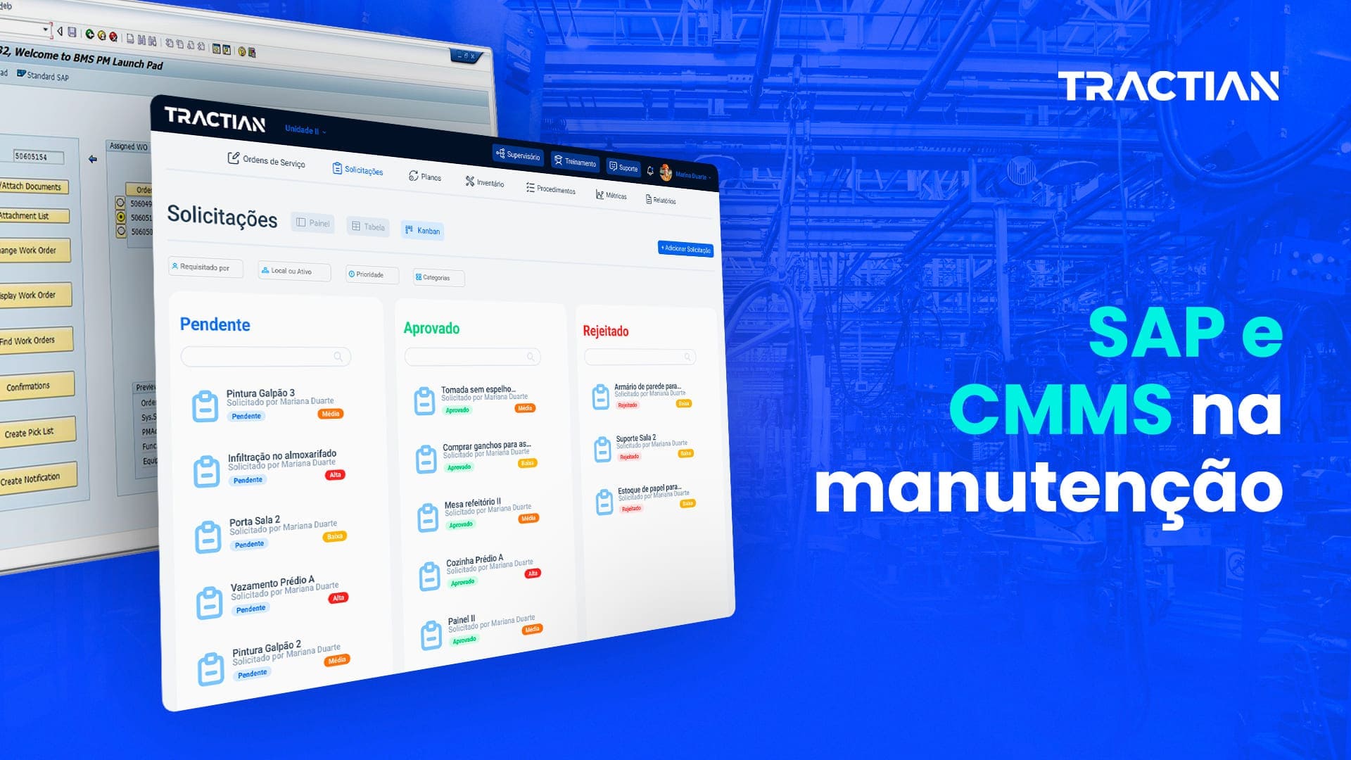 SAP e CMMS na manutenção: uma gestão integrada