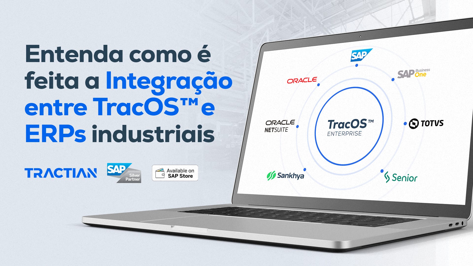 Integração entre software de gestão da manutenção TracOS™ e ERPs industriais: Um Guia Detalhado