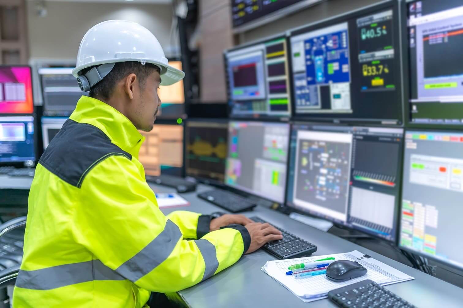 How does the TRACTIAN asset monitoring sensor work?