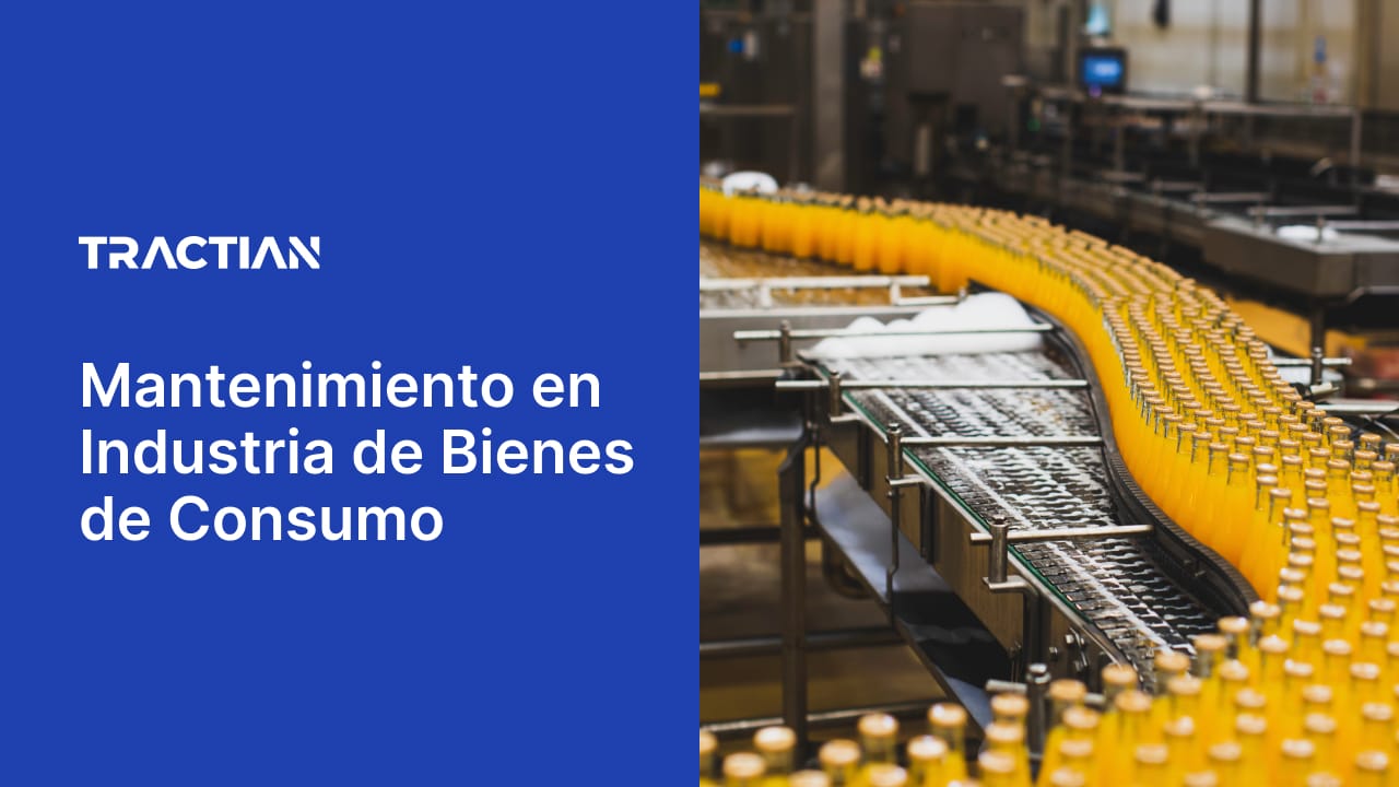 Bienes de consumo: cómo automatizar el mantenimiento en la industria