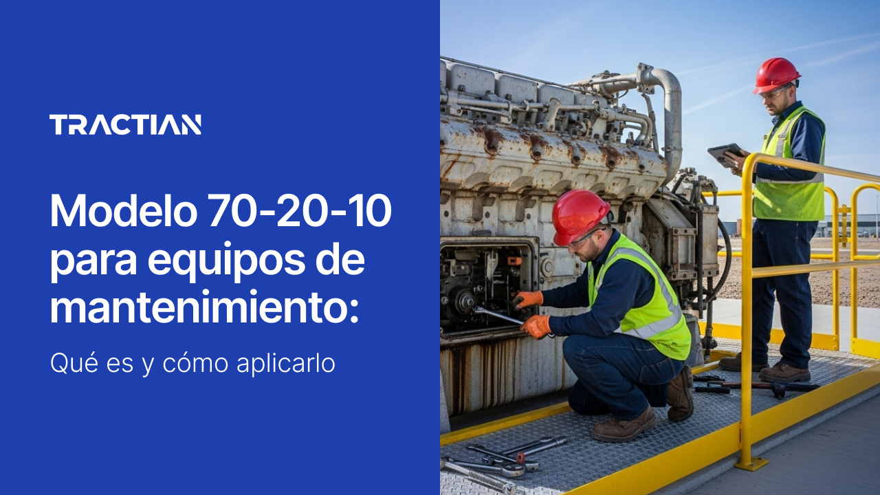 Modelo 70-20-10 para equipos de mantenimiento: qué es y cómo aplicarlo