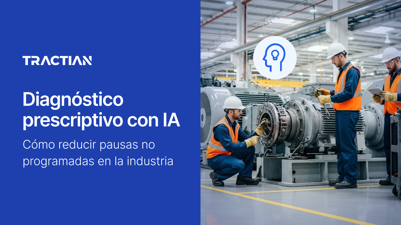 Diagnóstico prescriptivo con IA: cómo reducir pausas no programadas en la industria