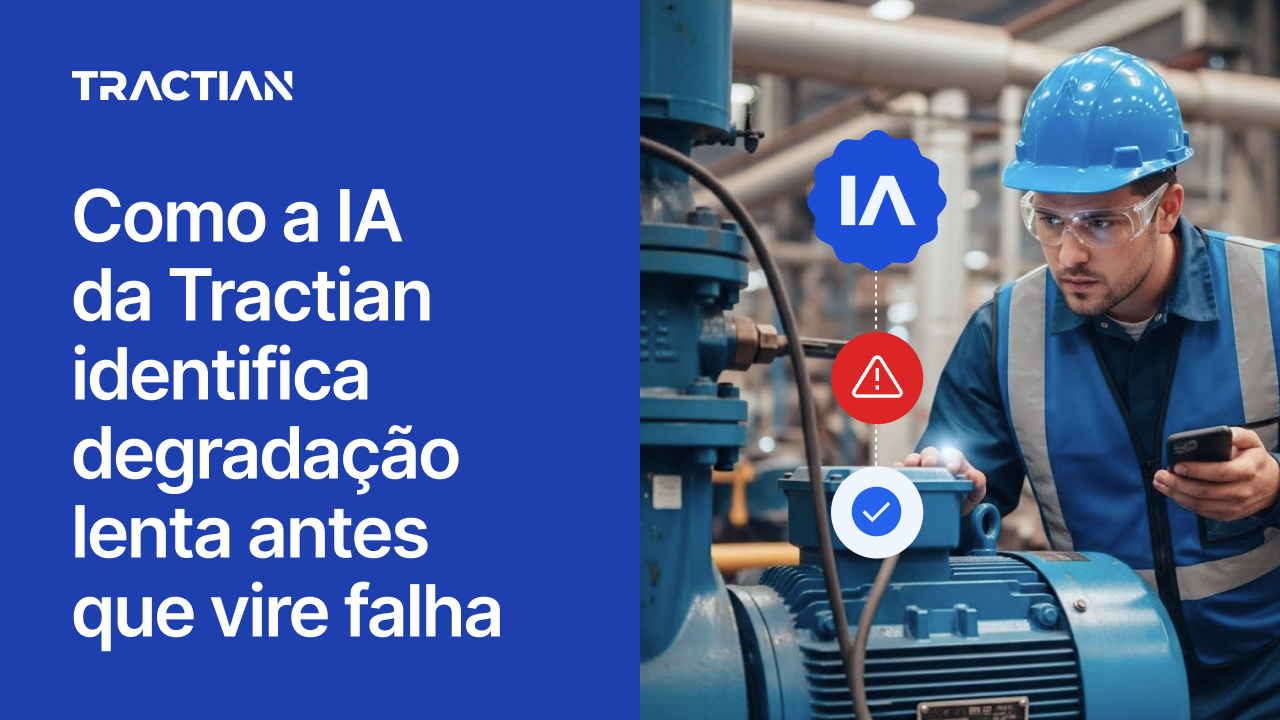 Como a IA da Tractian identifica degradação lenta antes que vire falha