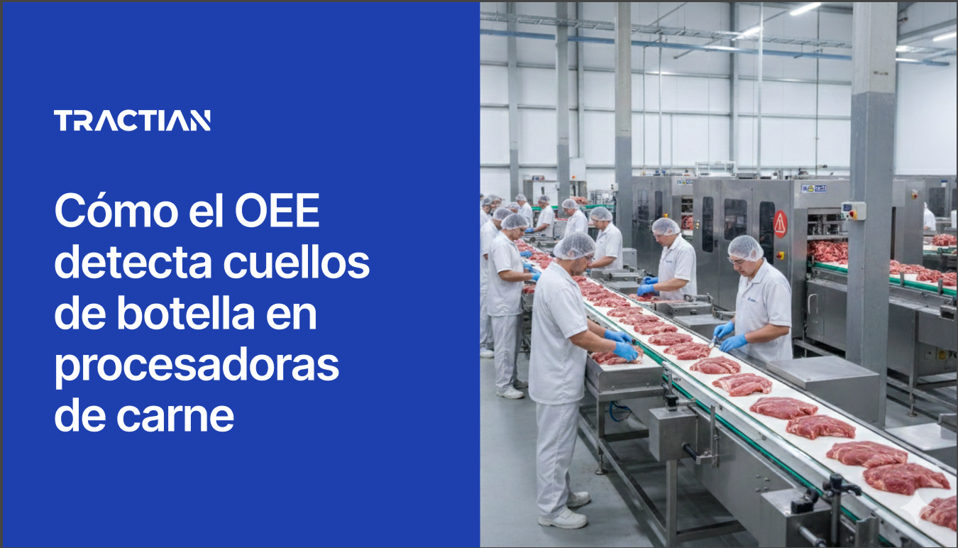 Cómo el OEE detecta cuellos de botella en procesadoras de carne