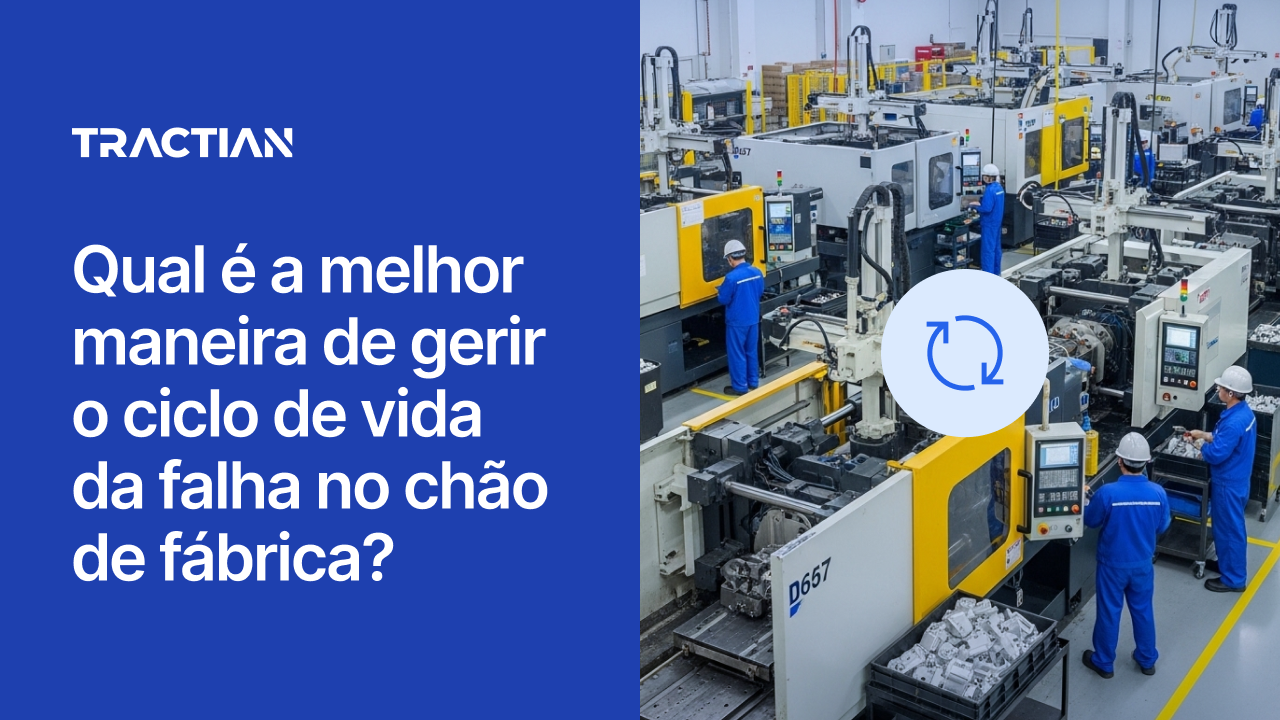 Qual é a melhor maneira de gerir o ciclo de vida da falha no chão de fábrica?