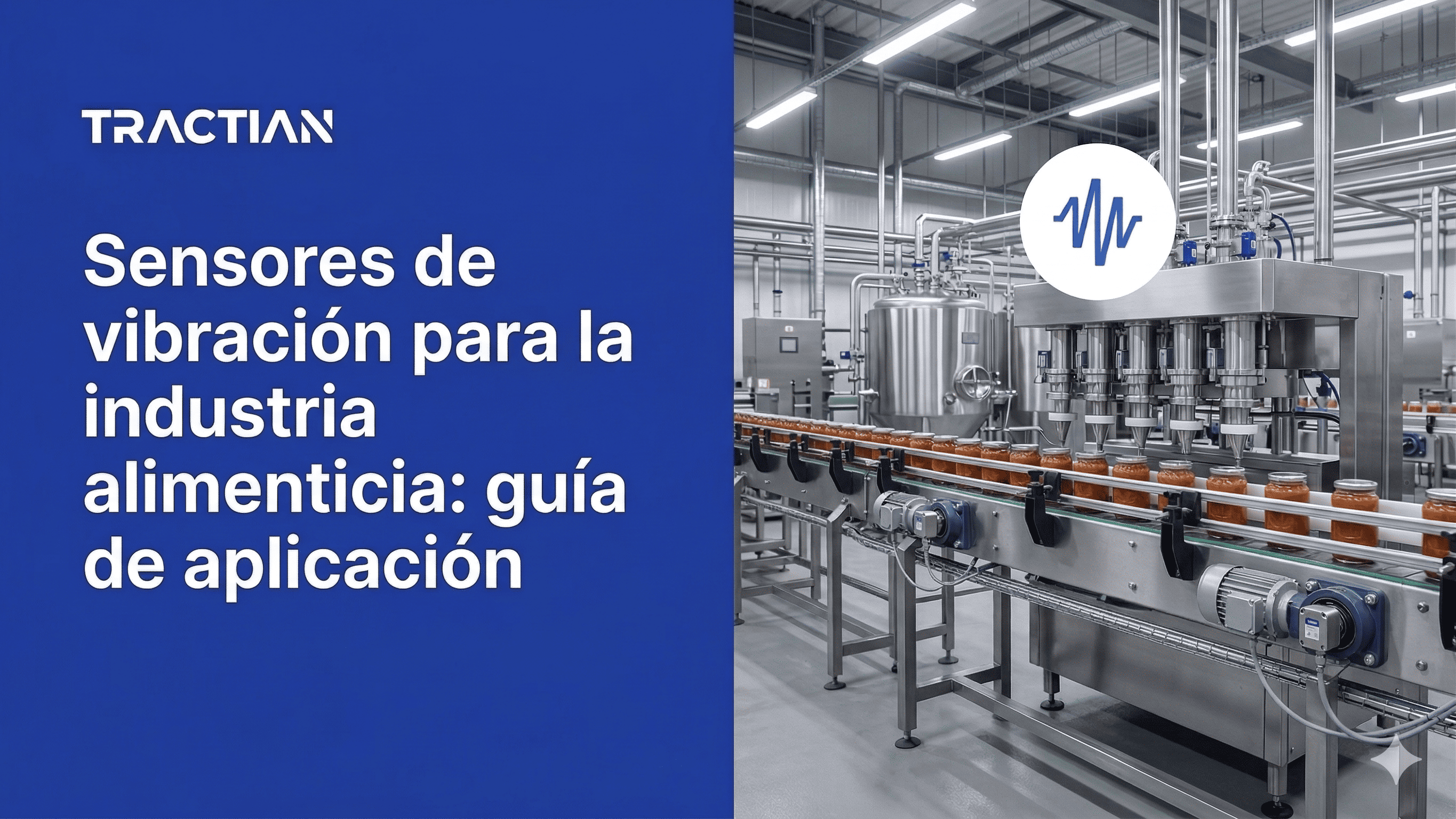 Sensores de vibración para la industria alimenticia: guía de aplicación