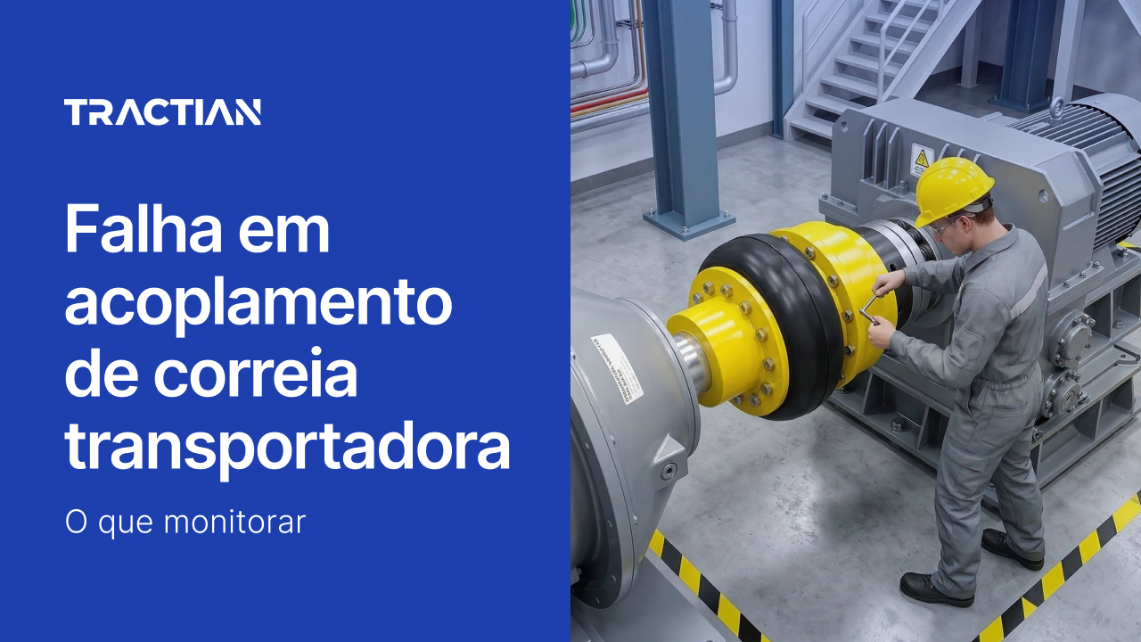 Falha em acoplamento de correia transportadora: o que monitorar