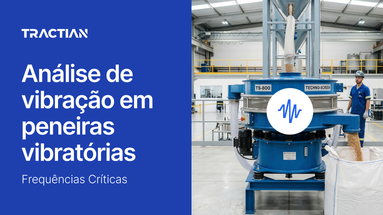 Análise de vibração em peneiras vibratórias: frequências críticas